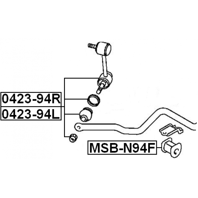 FRONT LEFT STABILIZER LINK / SWAY BAR LINK - Image 2