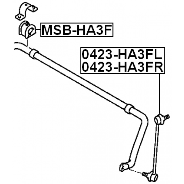 FRONT RIGHT STABILIZER LINK / SWAY BAR LINK - Image 2