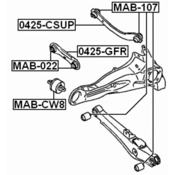 Alternative view of REAR LOWER TRANSVERSE LINK