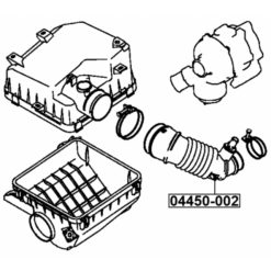 Alternative view of AIR CLEANER HOSE