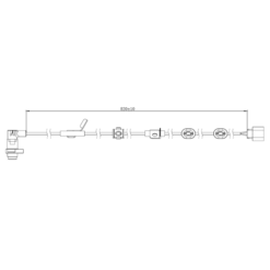 Alternative view of ABS SENSOR REAR RIGHT