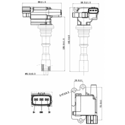 Alternative view of IGNITION COIL