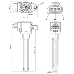 Alternative view of IGNITION COIL