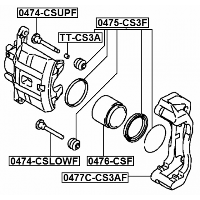 FRONT CALIPER SLIDE PIN - Image 2