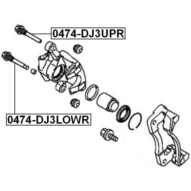 REAR CALIPER SLIDE PIN - Image 2