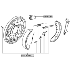 Alternative view of REAR WHEEL BRAKE CYLINDER