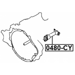 Alternative view of CLUTCH SLAVE CYLINDER