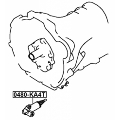 Alternative view of CLUTCH SLAVE CYLINDER