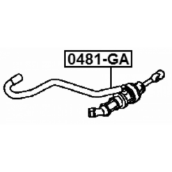 Alternative view of CLUTCH MASTER CYLINDER