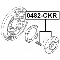 Alternative view of REAR WHEEL HUB