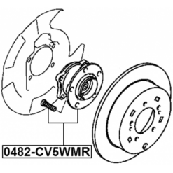 Alternative view of REAR WHEEL HUB