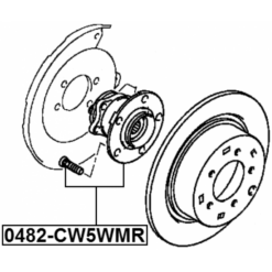 Alternative view of REAR WHEEL HUB