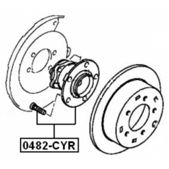 Alternative view of REAR WHEEL HUB
