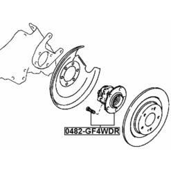Alternative view of REAR WHEEL HUB