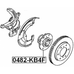 Alternative view of FRONT WHEEL HUB