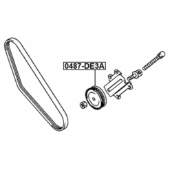 Alternative view of TENSION PULLEY