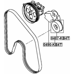 Alternative view of PULLEY TENSIONER KIT