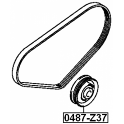 Alternative view of TENSION PULLEY
