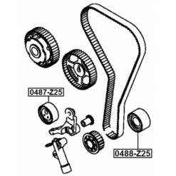 Alternative view of PULLEY IDLER TIMING BELT