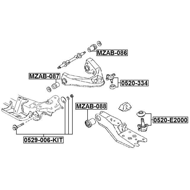 BALL JOINT FRONT UPPER ARM - Image 2