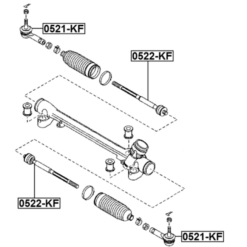 Alternative view of STEERING TIE ROD