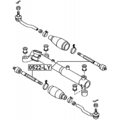 Alternative view of STEERING TIE ROD