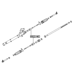 Alternative view of STEERING TIE ROD
