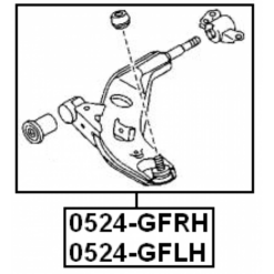 Alternative view of LEFT FRONT ARM