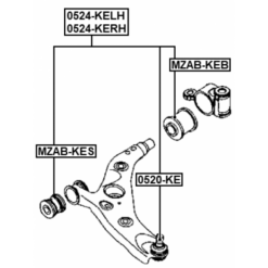 Alternative view of RIGHT FRONT ARM