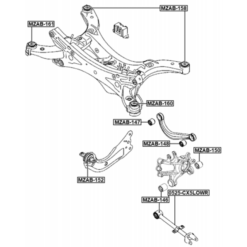 Alternative view of REAR LOWER TRANSVERSE LINK