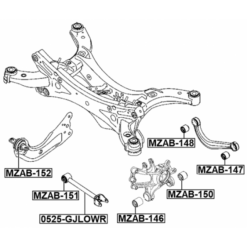 Alternative view of REAR LOWER TRANSVERSE LINK