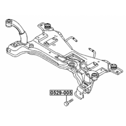 Alternative view of SUSPENSION ARM BOLT W/ WASHER