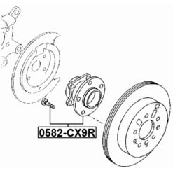 Alternative view of REAR WHEEL HUB