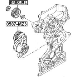 Alternative view of PULLEY IDLER
