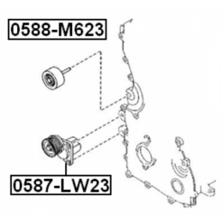 Alternative view of PULLEY IDLER KIT