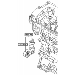 Alternative view of BELT TENSIONER