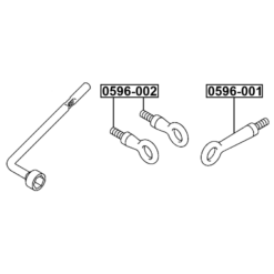 Alternative view of TOW HOOK