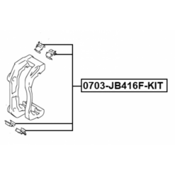 Alternative view of DISC BRAKE CLIP SET