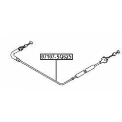 Alternative view of THROTTLE CABLE