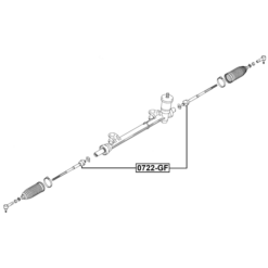 Alternative view of STEERING TIE ROD
