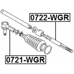 Alternative view of STEERING TIE ROD