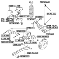 Alternative view of REAR LOWER TRANSVERSE LINK
