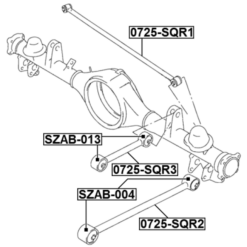 Alternative view of REAR UPPER TRAILING ROD