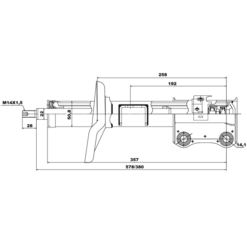 Alternative view of SHOCK ABSORBER FRONT RIGHT