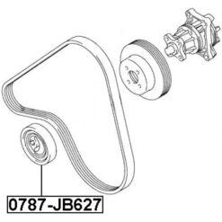 Alternative view of PULLEY TENSIONER