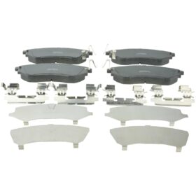 PAD KIT, DISC BRAKE, FRONT - KIT (WITH ANTI SQUEAL SHIM, WITH BRACKETS)