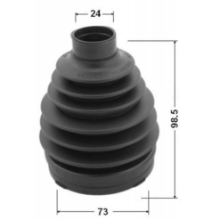 Alternative view of BOOT OUTER CV JOINT KIT PVC 73X98.5X24