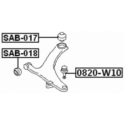 Alternative view of BALL JOINT FRONT ARM