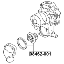 Alternative view of THERMOSTAT 78Â°C