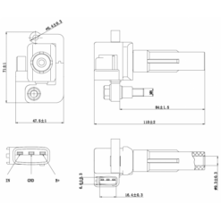 Alternative view of IGNITION COIL